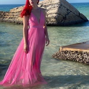 Showstopper! Pink Maxi Dress